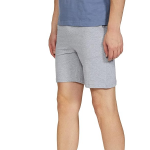 Men Grey Pure Cotton Solid Regular Fit Shorts